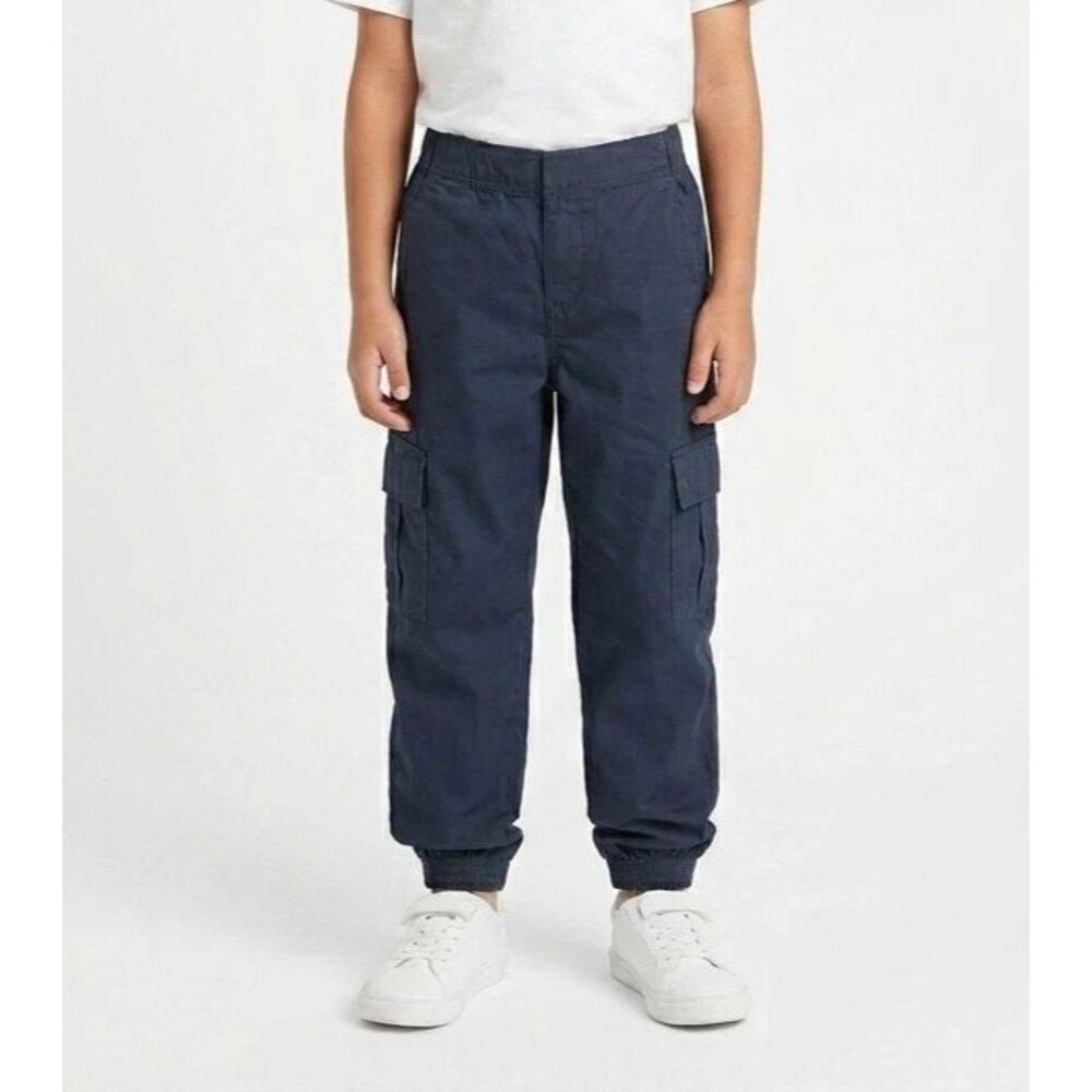 THEREABOUTS Kids Flex Utility Cargo Pants Ombre Blue XS 6/7 Adjustable Waist NEW